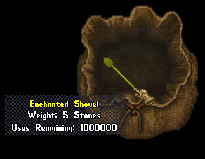 Enchanted Shovel quest